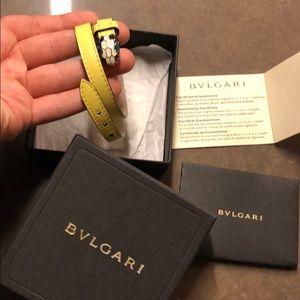 Bulgari leather serpenti bracelet